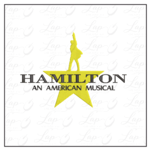 Hamilton Musical Inspired Embroidery Design